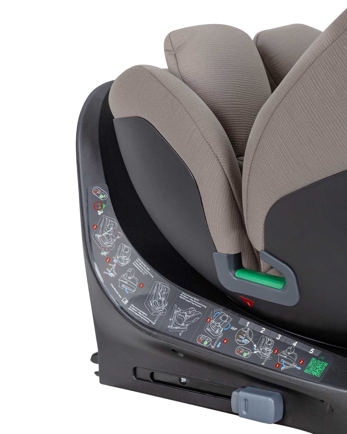 Автокресло Meteorit Fusion 2025 Удобные информеры на корпусе.